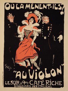 Reproduksjon av en plakat som reklamerer for 